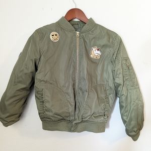 C&C California Green Bomber jacket with patches